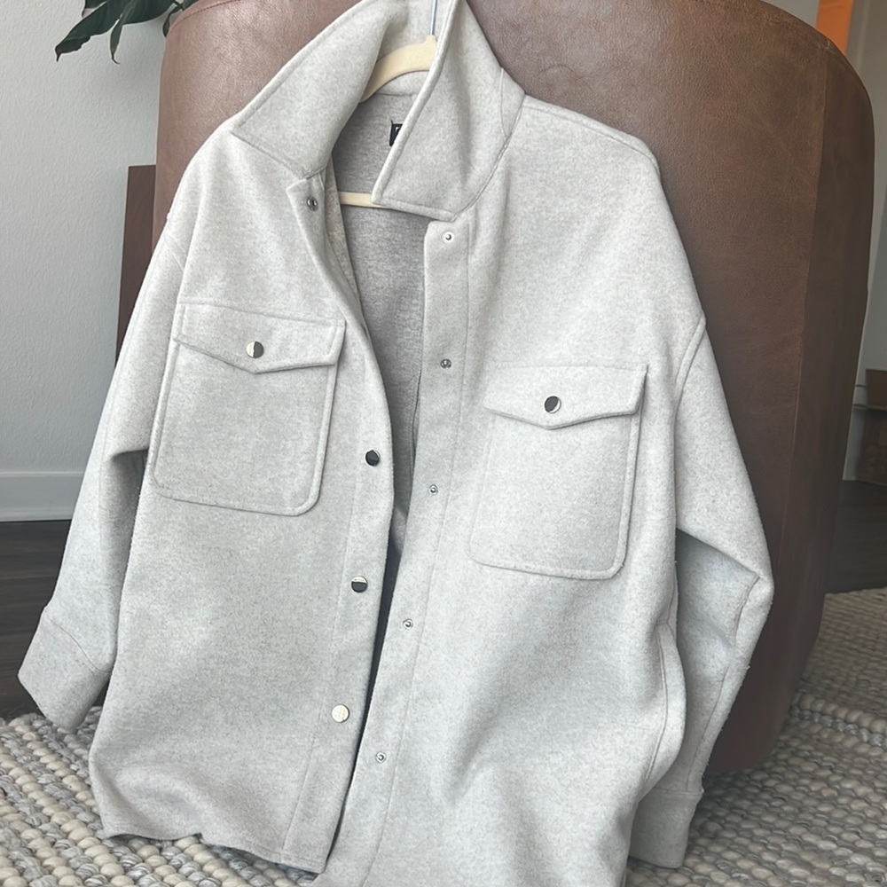 Zara Neutral Overshirt